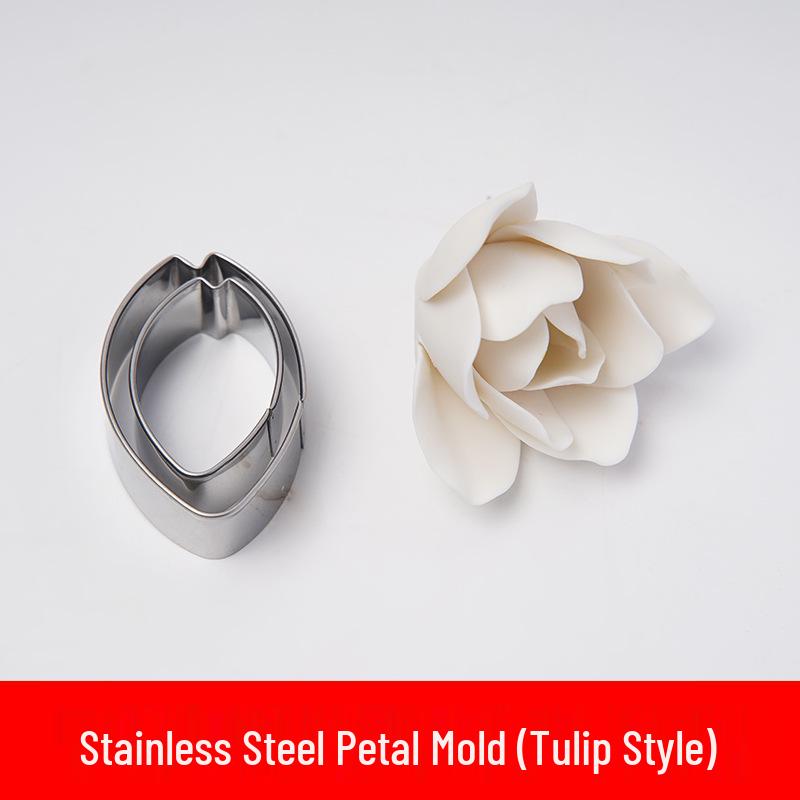 

Stainless Steel Petal Mold Set for DIY Handmade Clay Rose Flower Crafting