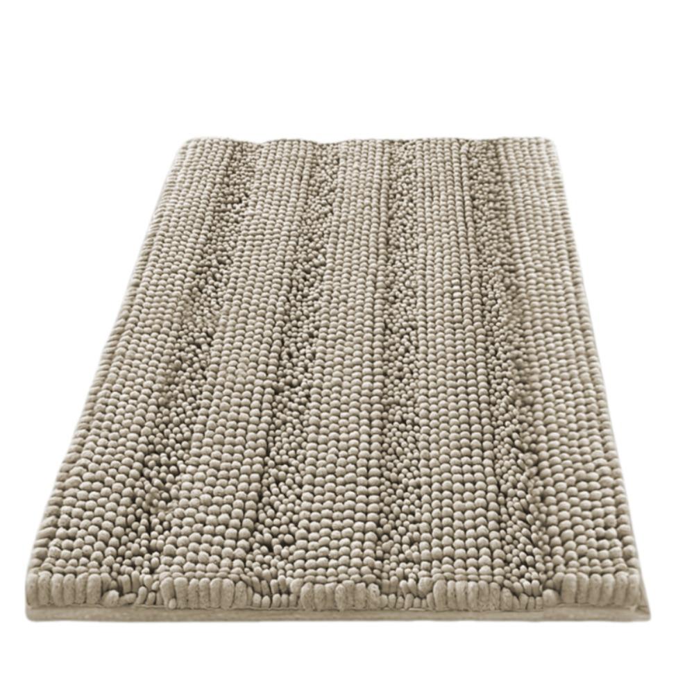 Shaggy Hair Chenille Bath Mat Non-Slip Kitchen Floor Mat Practical Small Carpet  Bedroom