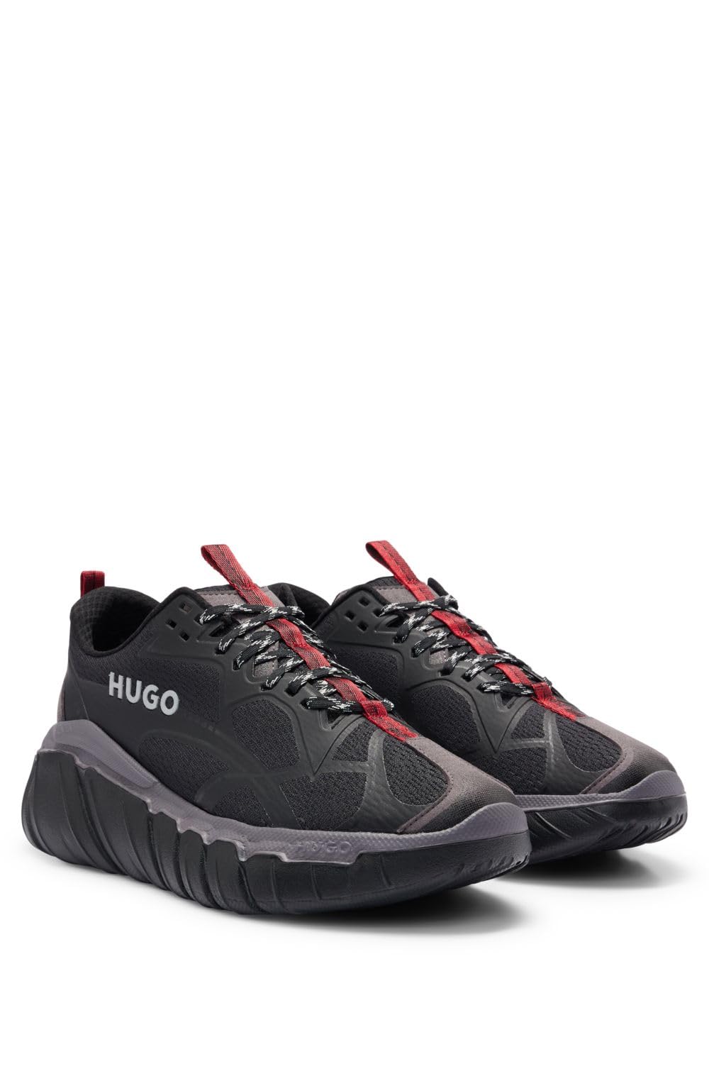 

Кросівки Chunky Silhouette Clear Mesh Mixed Material, чорні, 42 [HUGO] та чоловічі чорний