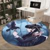 Raven Companion,The Addams Family Chair Mat Round Rug Office Carpet, Non Slip, Suitable for Living Rooms, Bedrooms,Decor1205727a