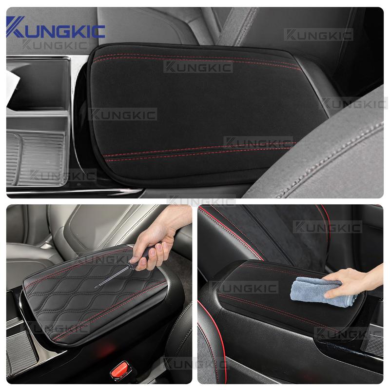 Car Armrest Box Cover For Hyundai Tucson NX4 2025 2026-UP Central Control Armrest Container Pad Auto Trim Interior Accessories
