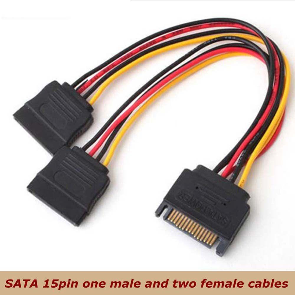 PSU Cable Power Splitter Cable SATA Power Cable SATA Adapter Cable Hard Disk Power HDD Splitter
