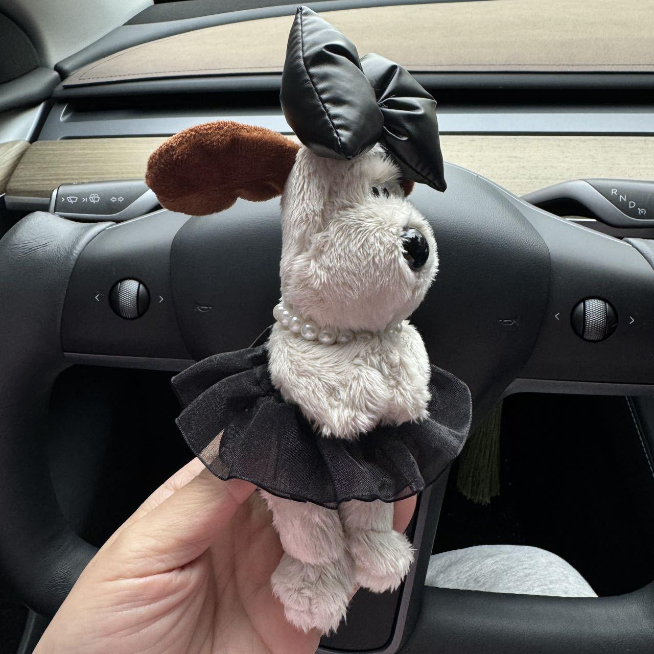 

Декор Интерьера Автомобиля: Милый пилот-собачка на ладони для рычага переключения передач и зеркала заднего вида 13 cm