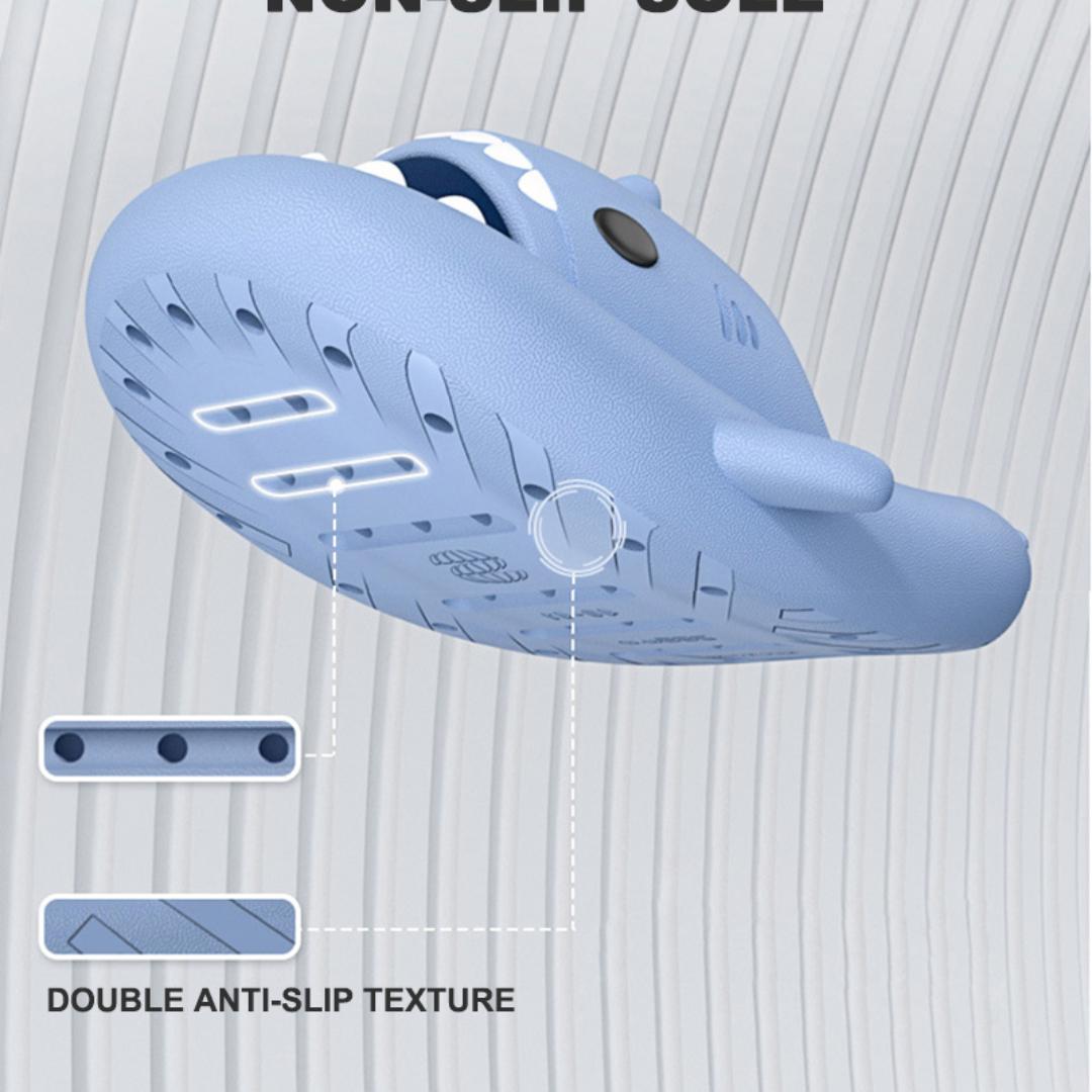 Женские тапочки в виде акулы — фото 6