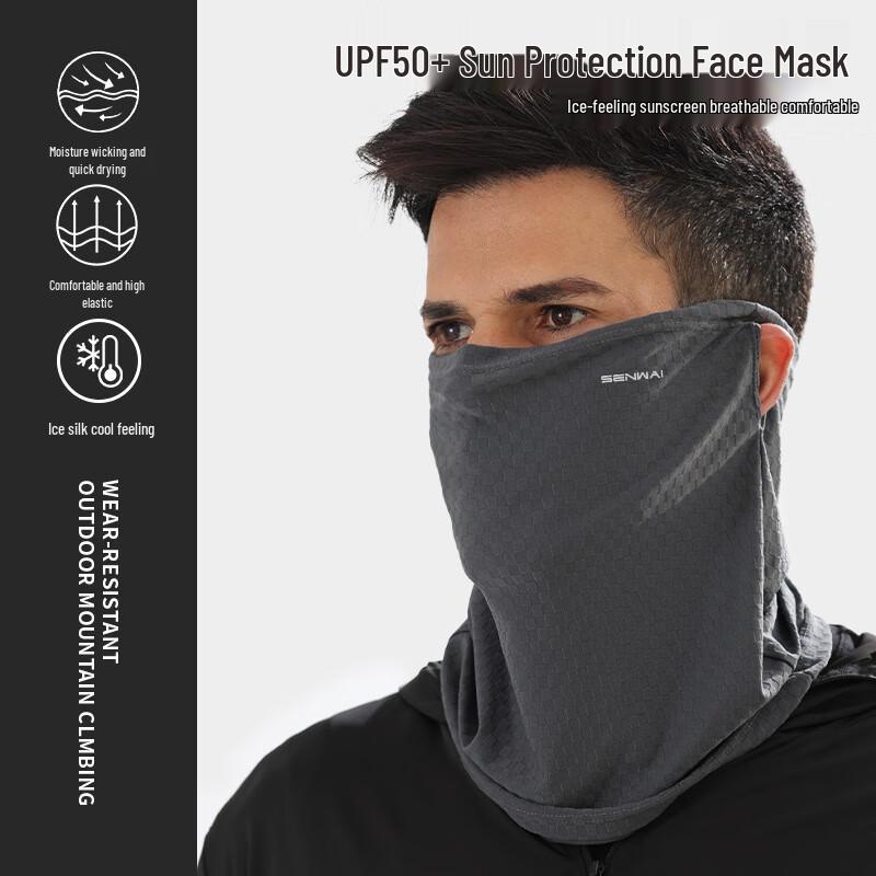 

Men s Summer Ice Silk Sun Protection Neck Gaiter