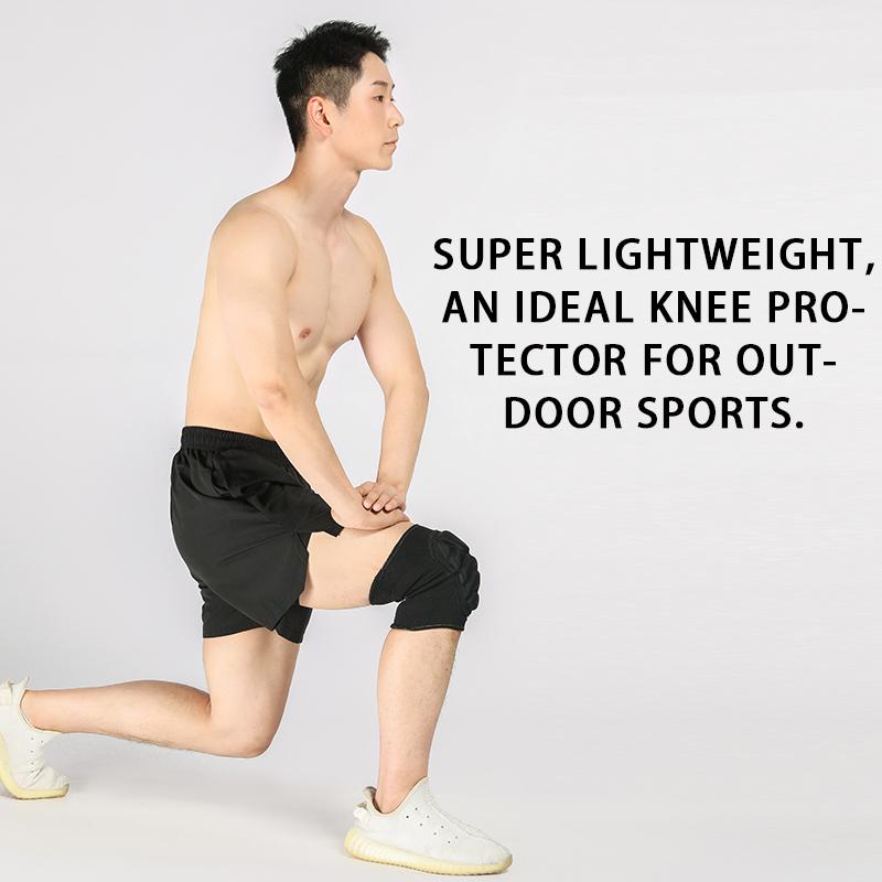 Sports Outdoor Compression Protective Anti-collision Knee Pads with Thicken Eva Foam