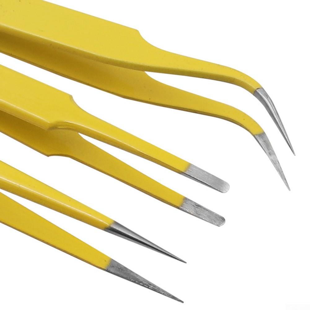 Tweezers Anti-Static For Electronics Precision Tweezers 115-141mm