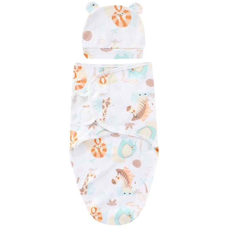 Baby Sleeping Bags Bags with Hat Boy Girl Breathable Sleep Bag Wearable Cotton Wrap Blanket Baby Essential