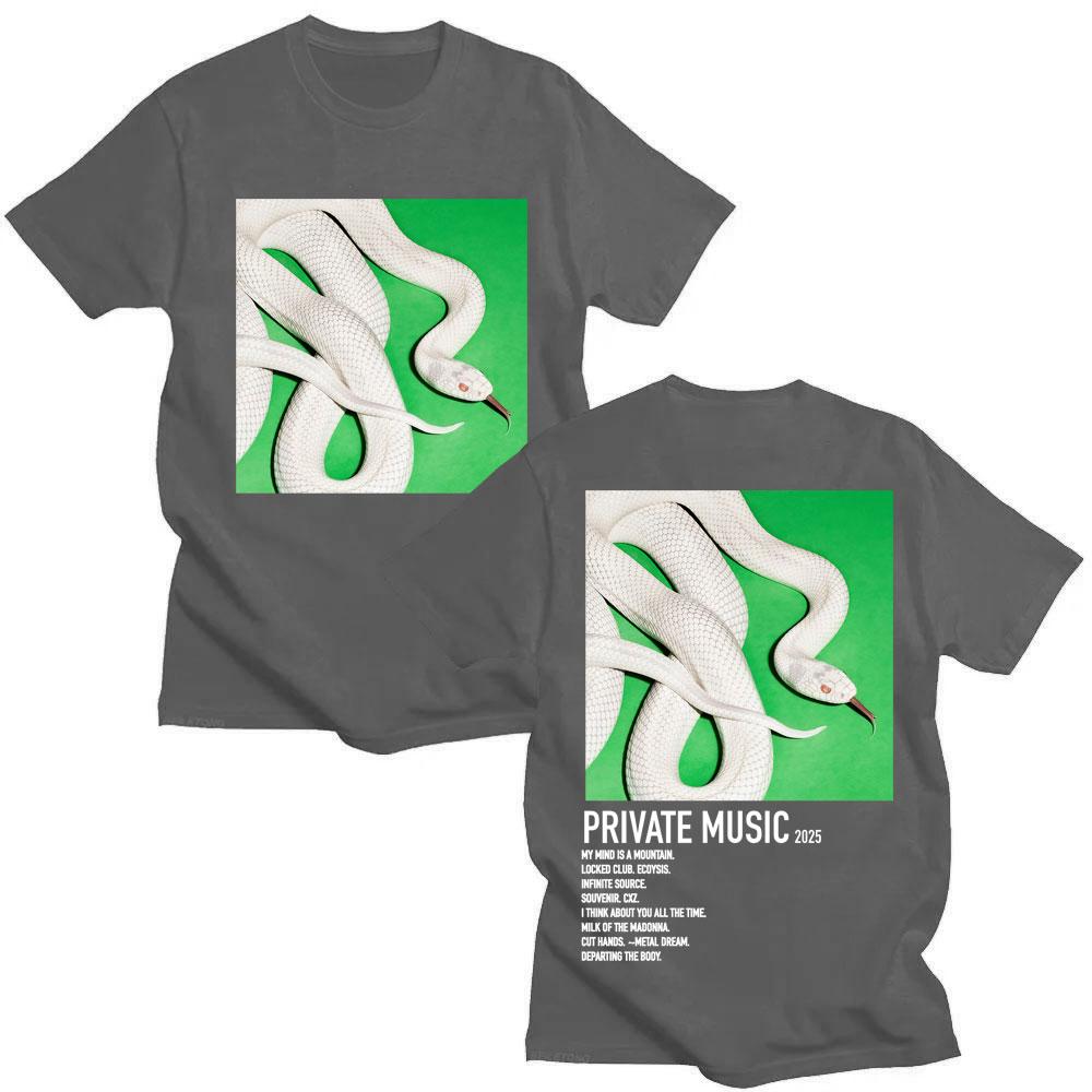 Rock Band Deftones Private Music Album Snake 2025 T-shirt Fashion Hip Hop Vintage Male T Shirts Men Women Cotton Loose Tee Shirt