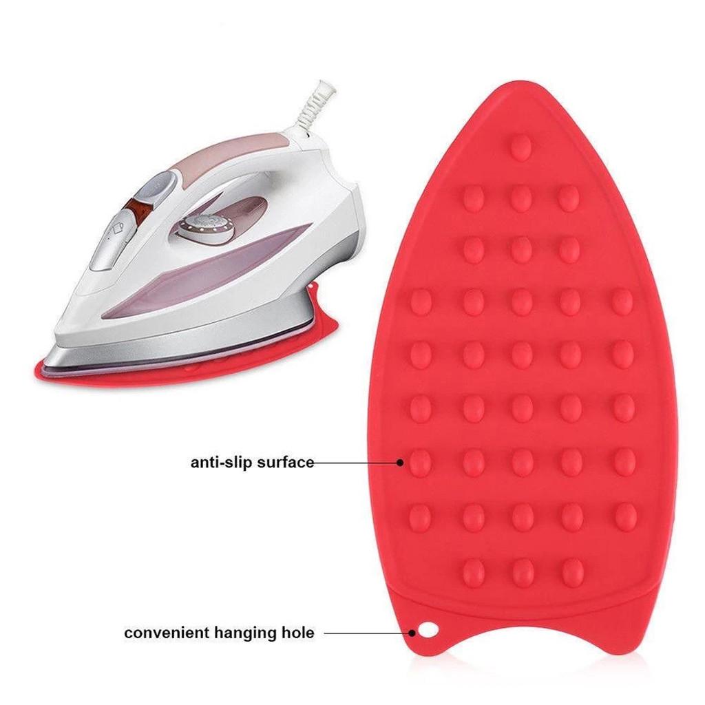 Iron Pad Portable Silicone Iron Rest Pad Placemat for Ironing Board Heat Resistant Iron Mat Dotted Table Mat Table Decoration