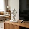 3D Geprint Koppel Beeldje Romantisch Abstract Knuffelende Geliefde Standbeeld Jubileum Bruiloft Cadeau voor Woonkamer Kantoor Planken Decoratie