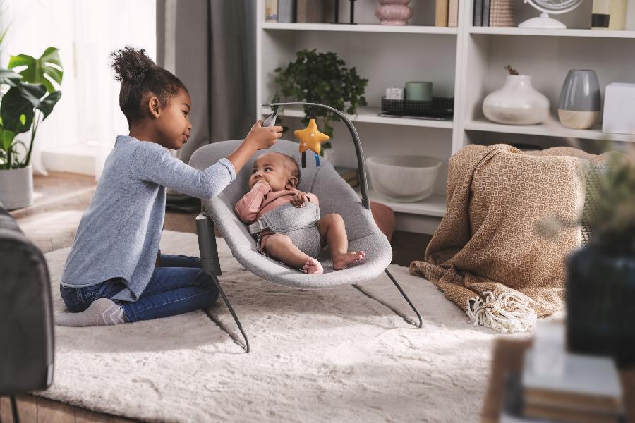 KINDERKRAFT CALMEE Rocker grey