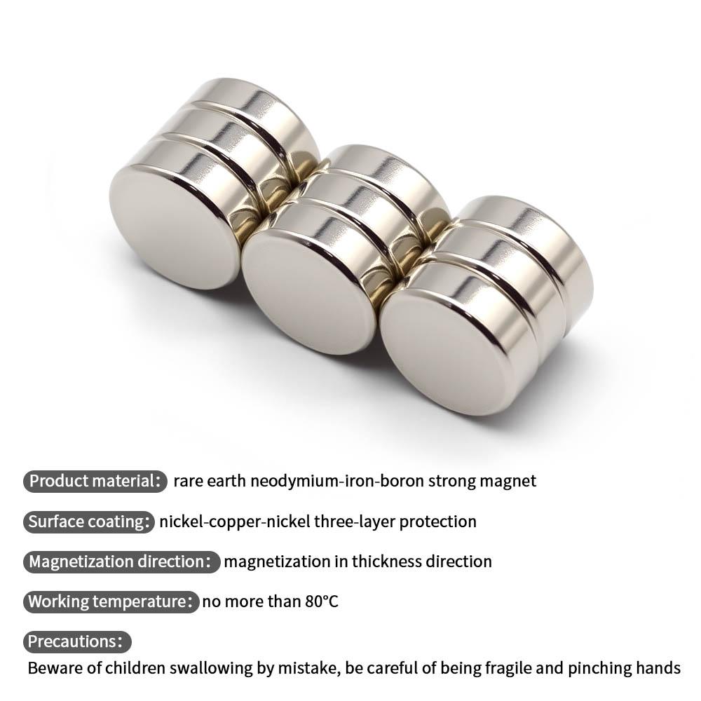 15x5mm Super Strong Neodymium Magnet N35 NdfeB Permanent Magnetic imanes Round Powerful Magnets Refrigerator Magnet