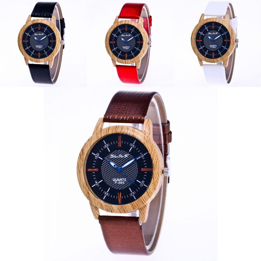Versatile Nature Wooden Watch Minimalist Bamboo Clock Perfect Gift For Friends And Family