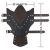 Historical Arm Guards Roleplay Arm Gauntlets Vintage Armband Medieval Arm Guard Festival Costume PU Leather Arm Bracers