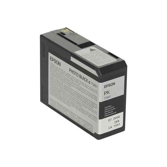 EPSON Cartouche T5801 - Photo Noir - 80ml