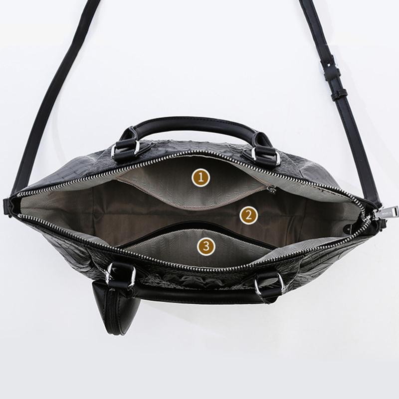 Handbag Crocodile Pattern Women's Bag Large-capacity European and American Fashion Tote Bag Commuter Shoulder Bag Women