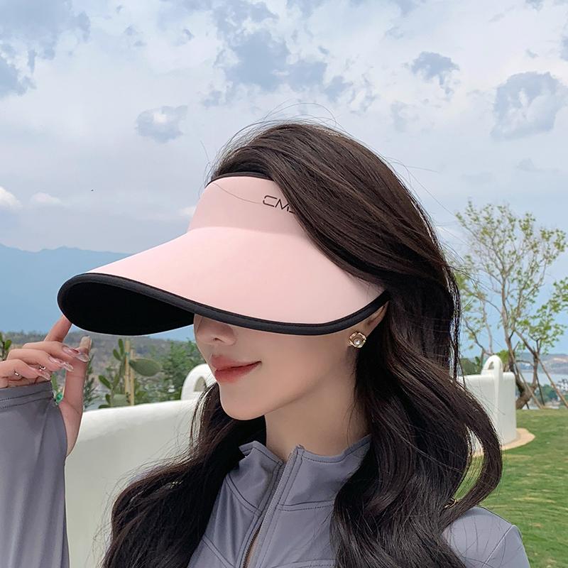 Summer Fashionable Anti UV Sun Protection Visor Large Brim for Men and Women Sun Protection Hat