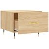  Coffee Tables, 2 Pcs, Sonoma Oak, 50x50x40 Cm