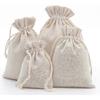 25pcs Small Cloth Bags Cotton Sachet 13x18cm Burlap Bag Pouch Cloth Drawstring Cloth Bag Jewelry Gift Bags Reusable Tea Bag - Mishan