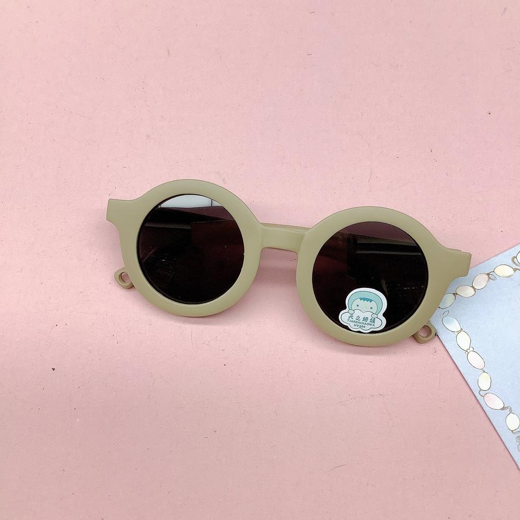 2025 Children's And Baby's Sunglasses, Eye Protection, Sunshade Fashionable Silicone Polarized UV400 Resistant,