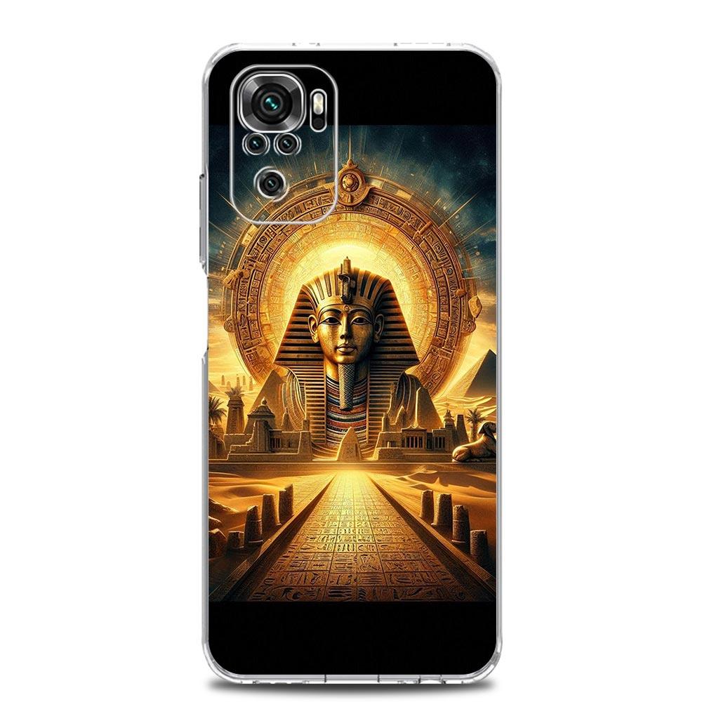 Phone Case For Xiaomi Redmi Note 15 14 13 12 4G 10 11 Pro Plus 5G 14C 13C 12C 10C Cover Ancient Egypt Egyptian God Pyramid