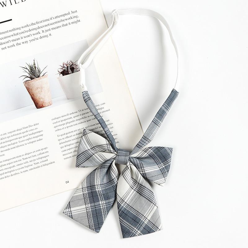 Childrens Lattice Pattern Necktie With Striped Polyester For Casual School Wear