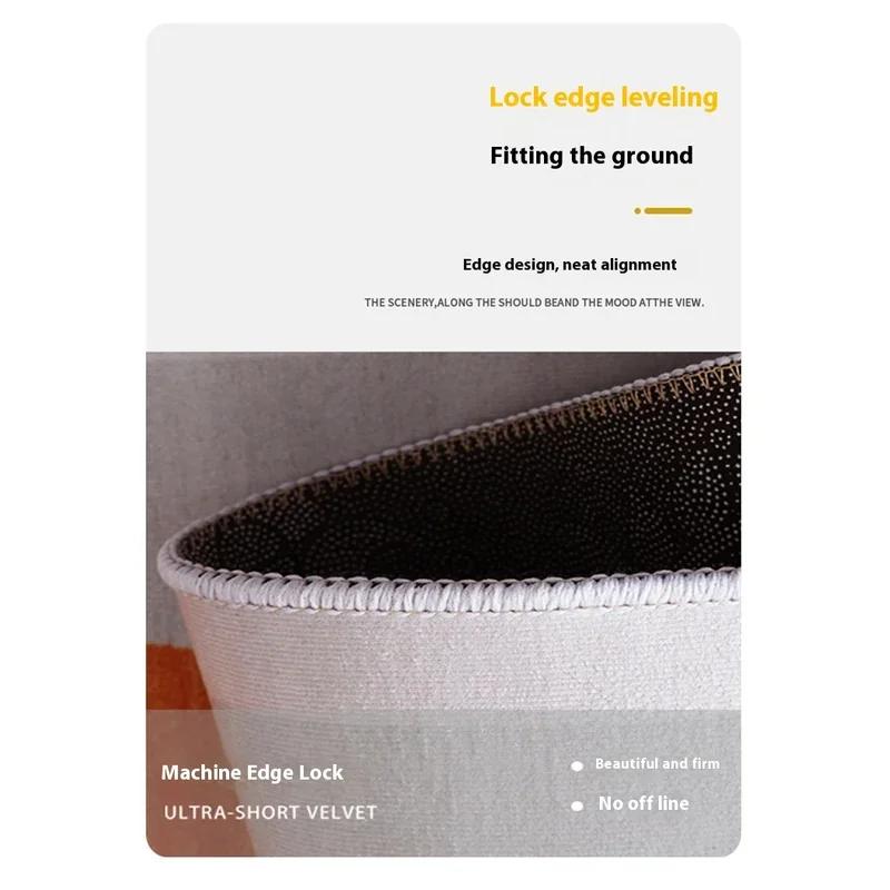 Minimalistischer Linienteppich Rutschfest und Pflegeleicht Arbeitszimmer Bodenmatte Wohnzimmer Sofa Couchtischteppich Wohnungseinrichtung