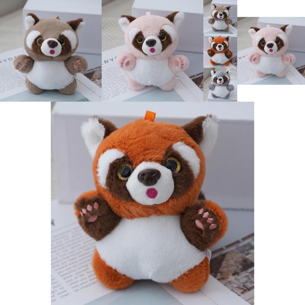 Adorable Little Raccoon Keychain Plush Cute Bag Charm Boutique Mini Gift Blind Box