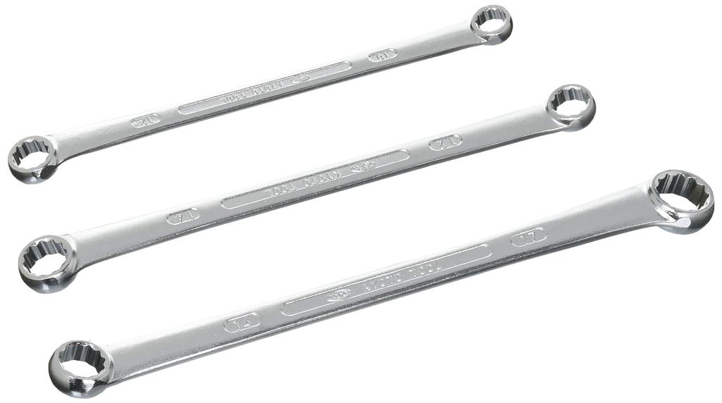 Kyoto Tool (KTC) 15-Degree Long Open-End Wrench Set (3-Piece Set) M1513