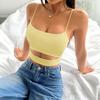 European and American Fashion Versatile Short Sling Vest Spring and Summer Sleeveless Design Top