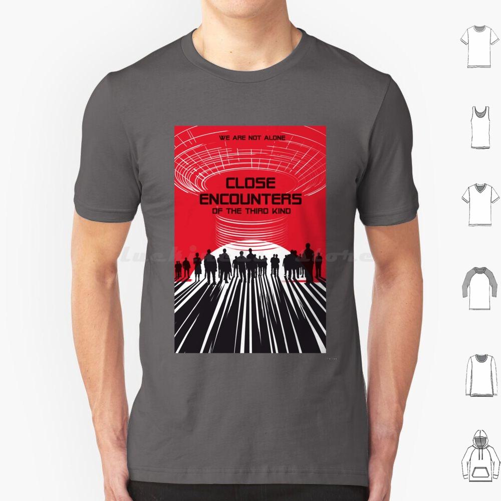 T Shirt 6xl Cotton Cool Tee Movie Cinema Cinephile Retro Scifi Ufo Minimalist I Want To Believe Universe Steven Spielberg