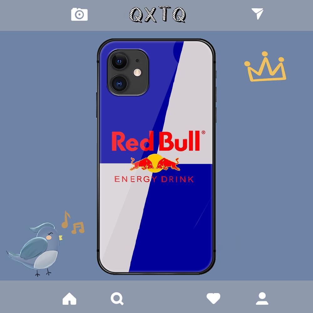 Red Drink Bulls Logo Case For iPhone Samsung Galaxy Redmi Note S 17 16 15 14 13 20 24 25 54 Pro Max Ultra Fe Tempered Glass Cover