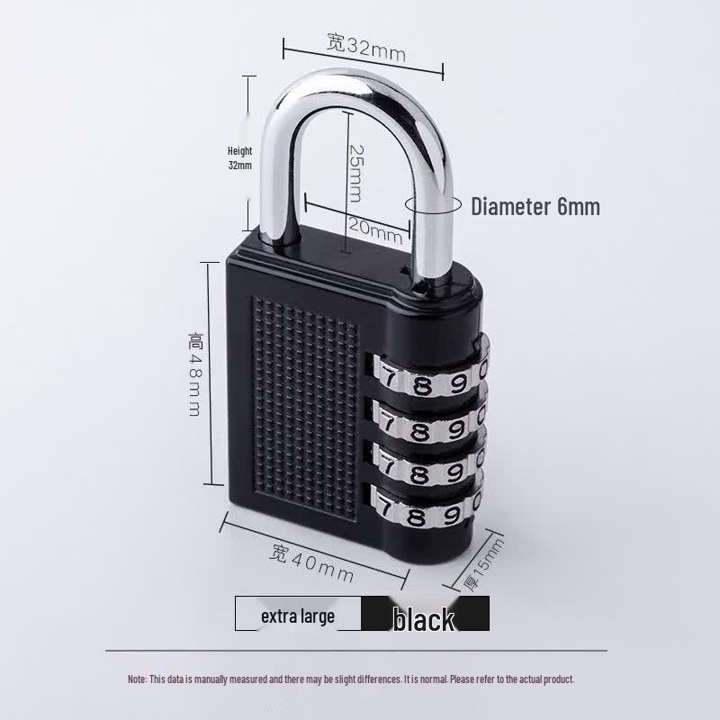 Milin Metal Combination Padlock Extra Large