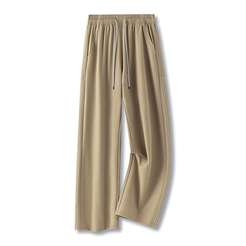 

Thin Sports Pants For Men, Casual Loose Wide-leg Long Pants M