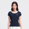 Li Ning Sports Lifestyle Series Logo Letter Crew Neck T-Shirt Women tops ATSW268-2