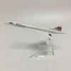 Jason Tutu 16cm Concorde Airplane Model Aircraft Diecast Model Metal 1:400 Airplane Air Bus A380 Toy Gift Collection