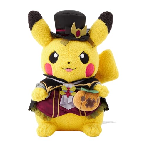 Pokemon Center Original Plush Toy Halloween Ghost Chateau Pikachu