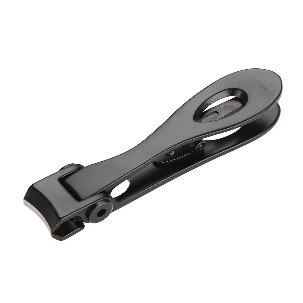 Stainless Steel Nail Clipper Portable Nail Cutter Trimmer Manicure Pedicure Tool Small Black