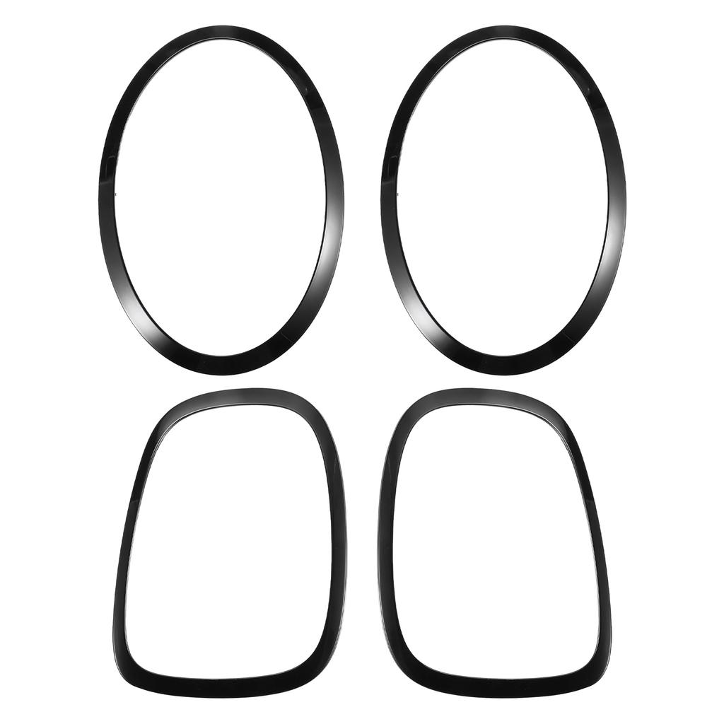 X AUTOHAUX Headlight Rings and Taillight Surround Trims for MINI Cooper F57 Part and 51137300632 F55, F56, (2014-2019, 2020-2021) - Numbers