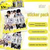 Korean Star Laser Sticker Pack - 50 Sheet DIY Stationery Decoration