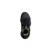 Adidas Mad Bounce 2018 High Top Retro Basketball Shoes Kids Sneakers Black Gold BB7545