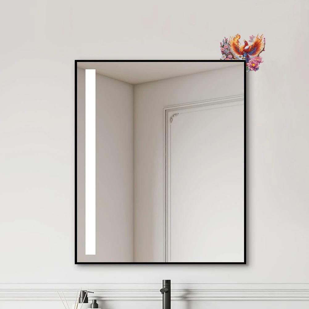 

Flower Phoenix 2D Flat Diamond Painting Door Corner Sign DIY Door Frame Decor United States