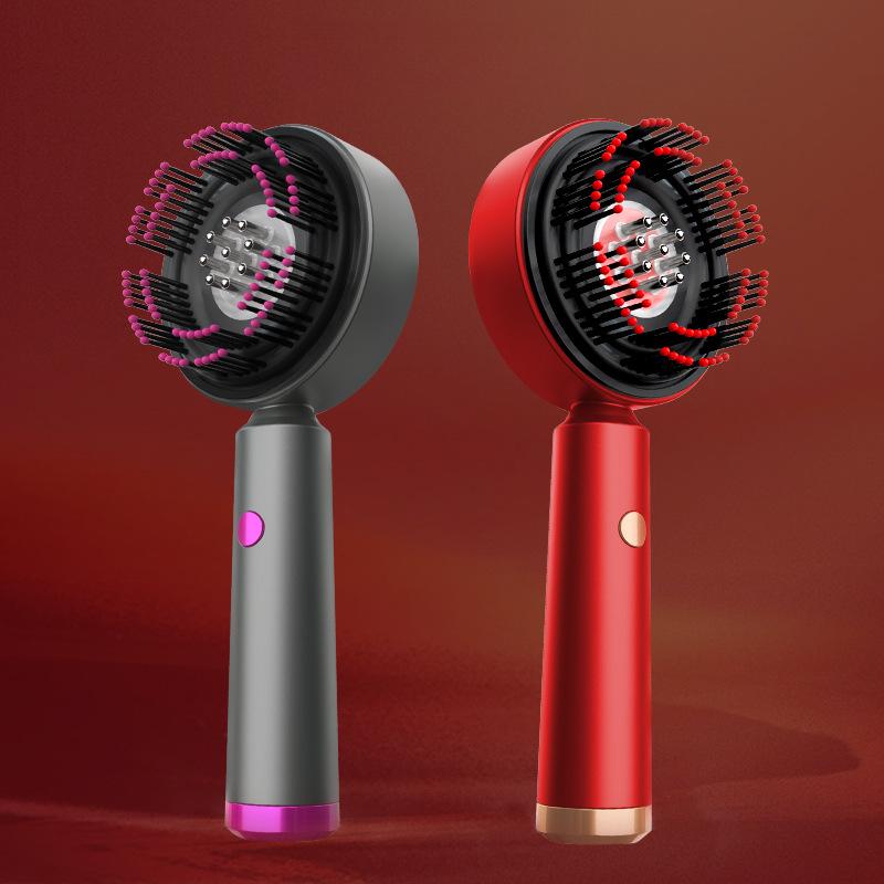 Red Liquid Light Guide Massage Comb Kneading Active Hair Growth MassagingTool Scalp Medicine Device Hair Care Hair Guide Liquid Hair Growth Instrument