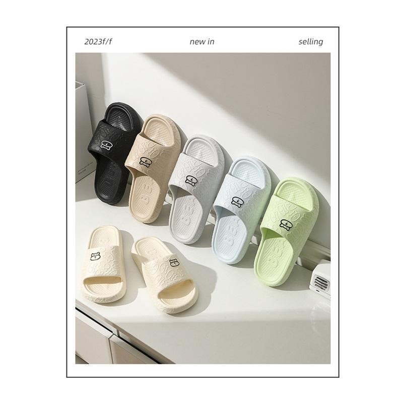 Lato Duży Rozmiar Uroczy Miś Do Wewnątrz Umeblowanie Domu Sandały Kąpielowe I Kapcie Dla Mężczyzn I Kobiet Ten Sam Styl