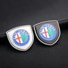 Car Stickers For Alfa Romeo 3D Metal Car Styling Fashion Decoration Shield Stickers Auto Accessories For Alfa Romeo Giulia Tonal