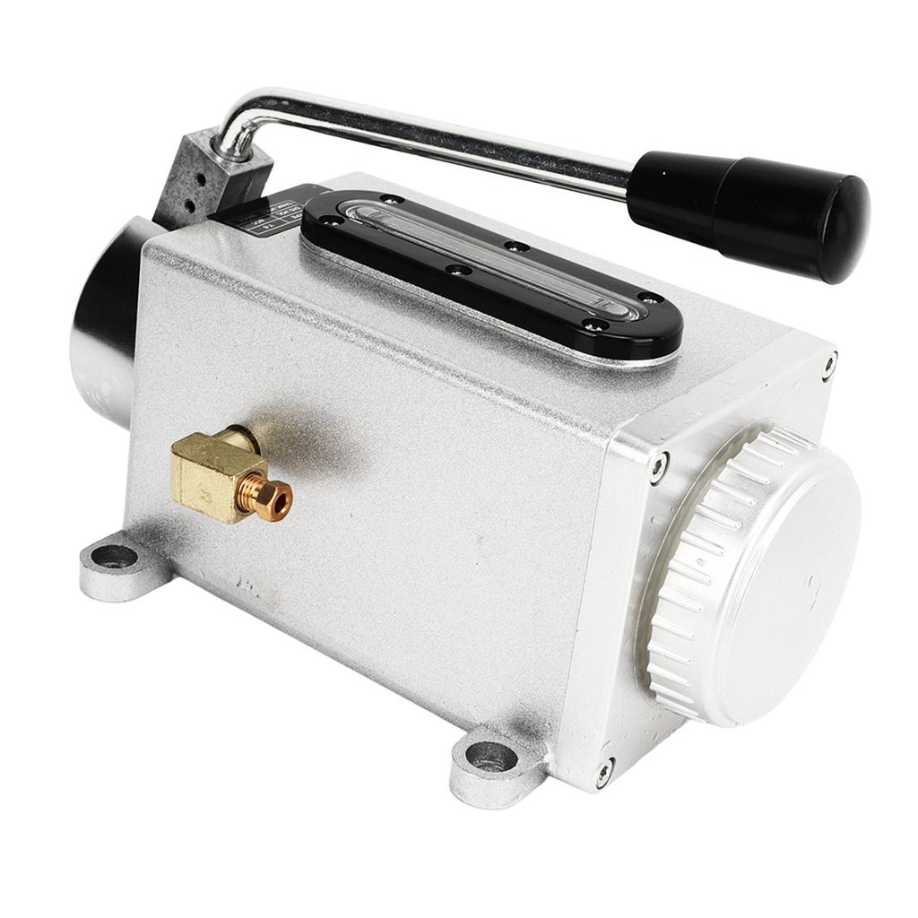 500CC Manual Lubricating Oil Pump Double Outlet Port 4mm Hand CNC Lubrication Pump for Punching