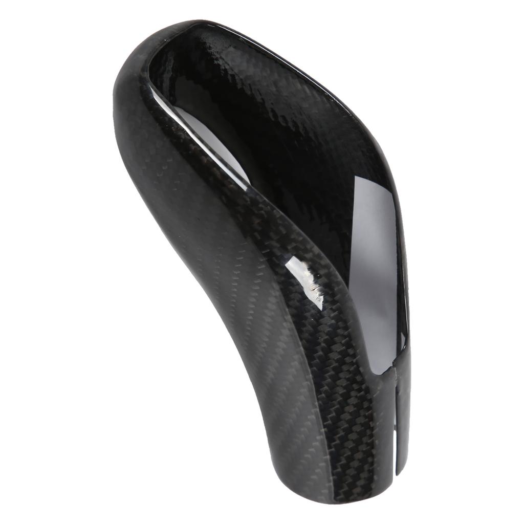 Gear Shift Knob Cover Trim Carbon Fiber Replacement for Alfa Romeo Giulia Stelvio 2020‑2021