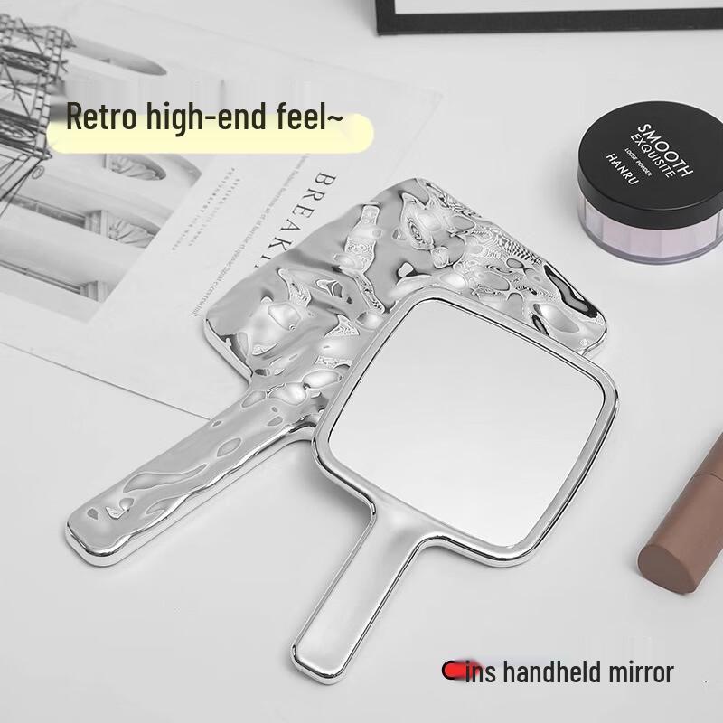 Retro Ins Style Handheld Makeup Mirror