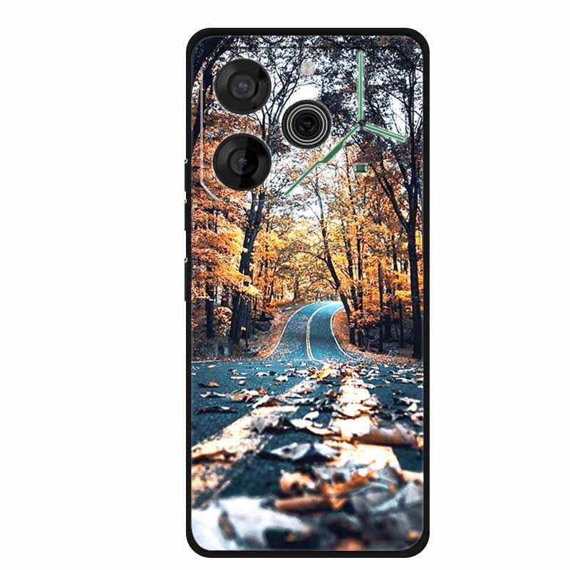 Für Tecno Pova 6 Neo Hülle Tiere TPU Weiches Silikon Rückabdeckung Handyhüllen für Tecno Pova 6Neo 6,78" Stoßfest Wolf Cool funda